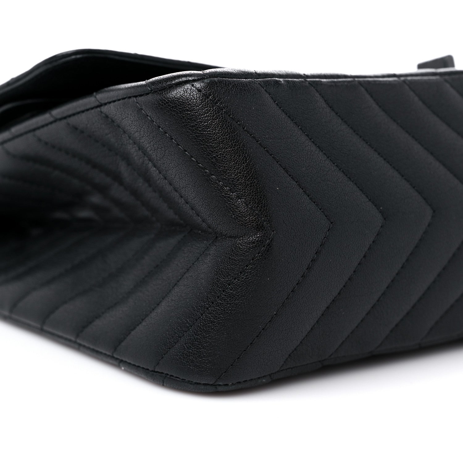 Chanel Sheepskin Chevron Quilted 2.55 Reissue 227 Flap So Black 8 of 15