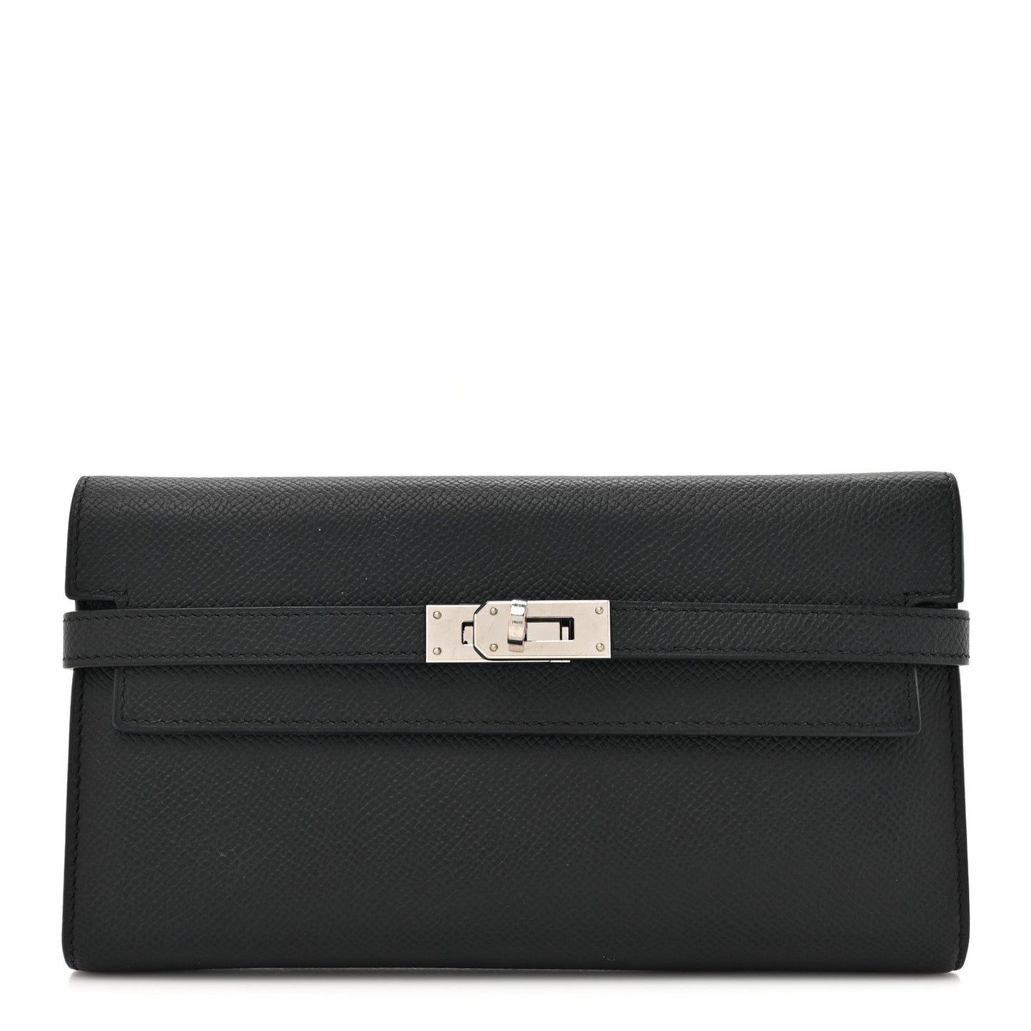 Epsom Kelly Longue Wallet Black