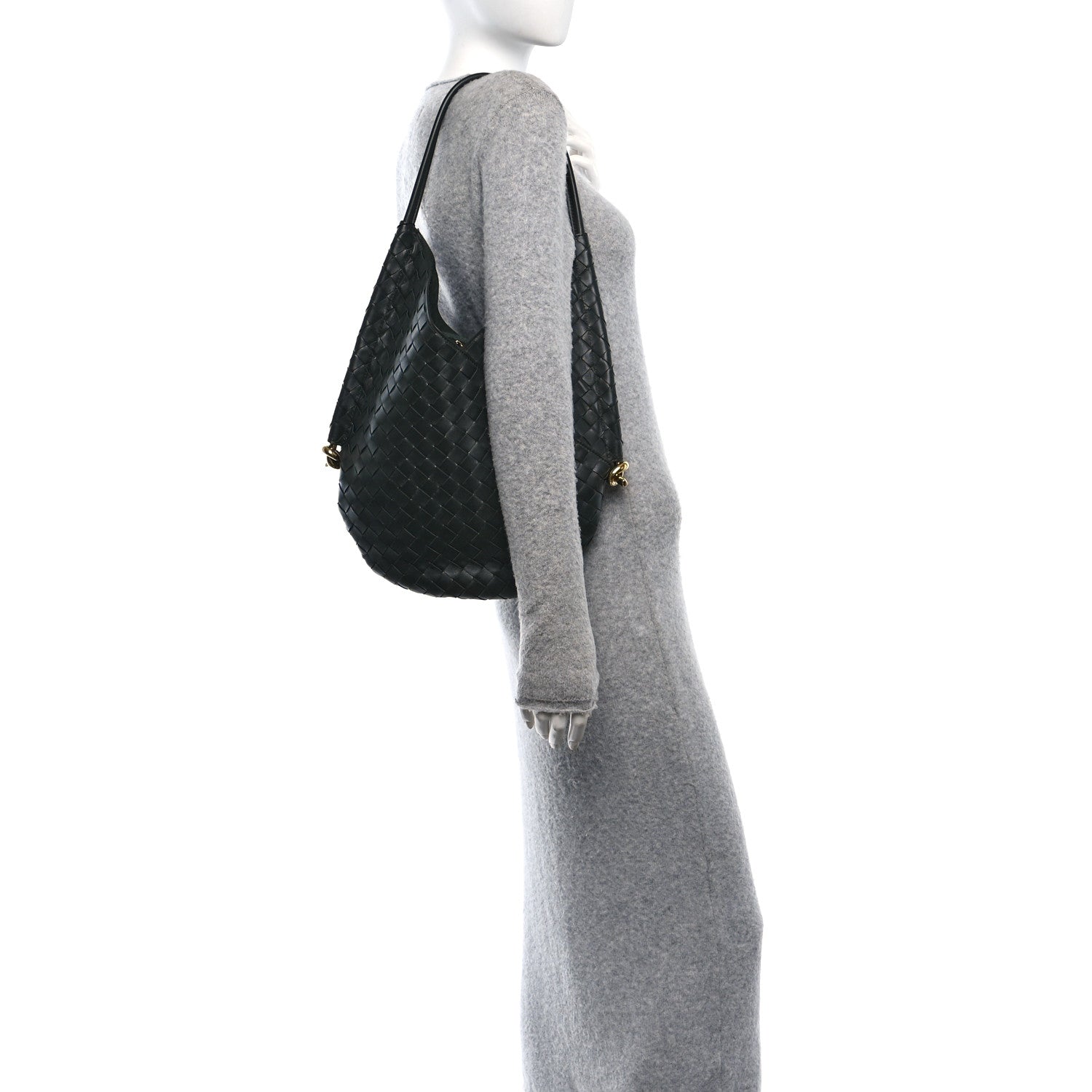 Bottega Veneta Nappa Intrecciato Medium Solstice Hobo Dark Green 3 of 11