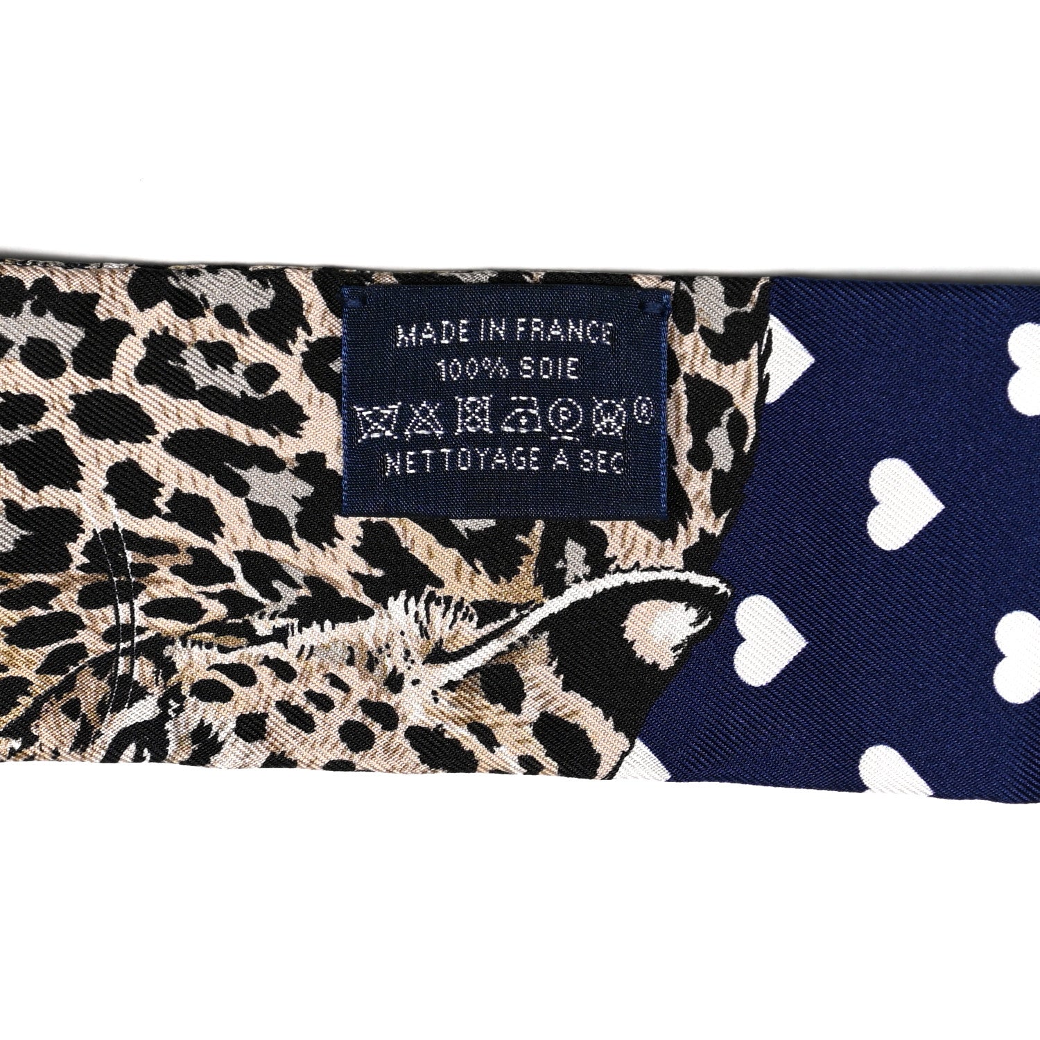 Hermes Silk Jungle Love Twilly Marine Rouge Brun 3 of 4