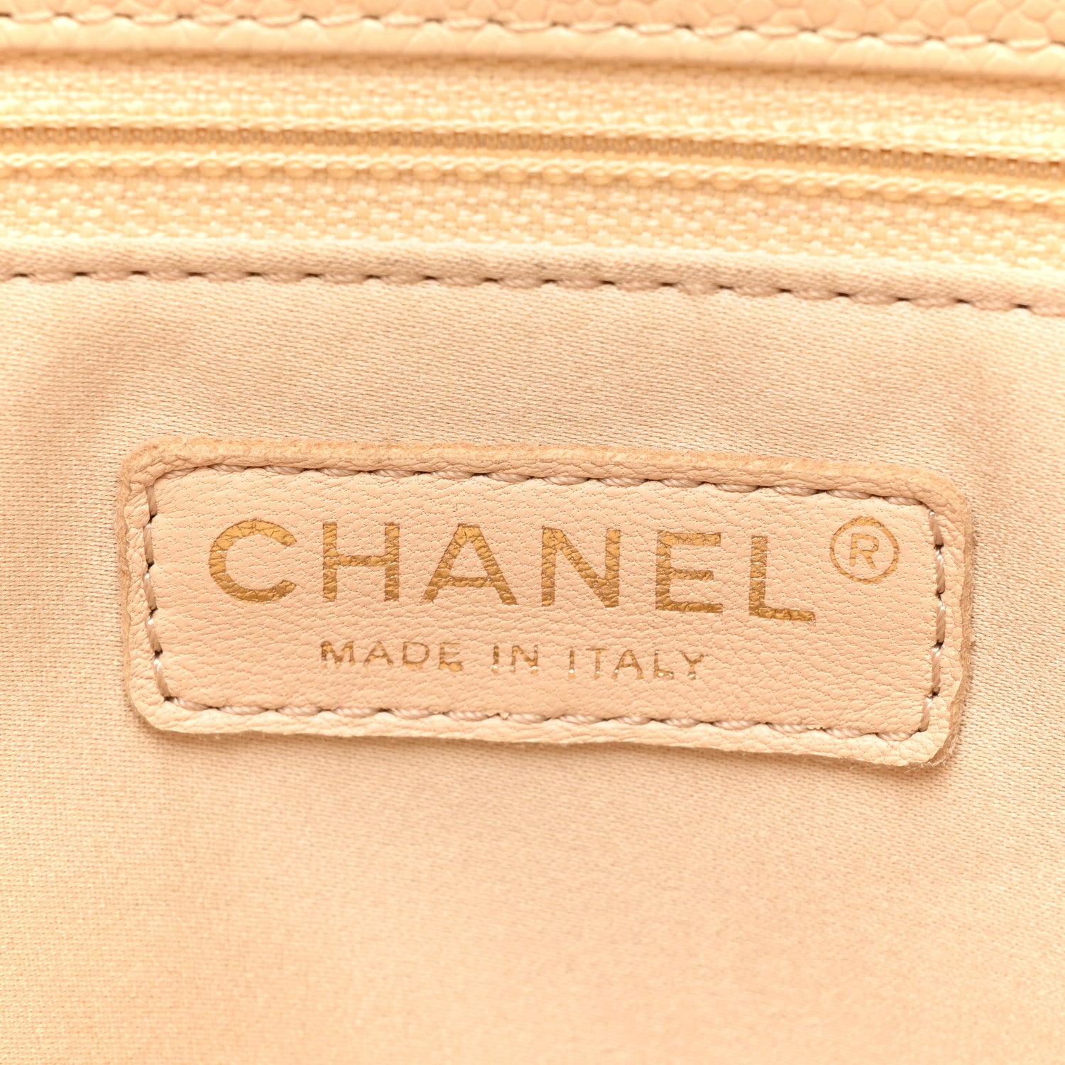 Chanel Caviar Quilted Grand Shopping Tote GST Beige Clair 8 of 14
