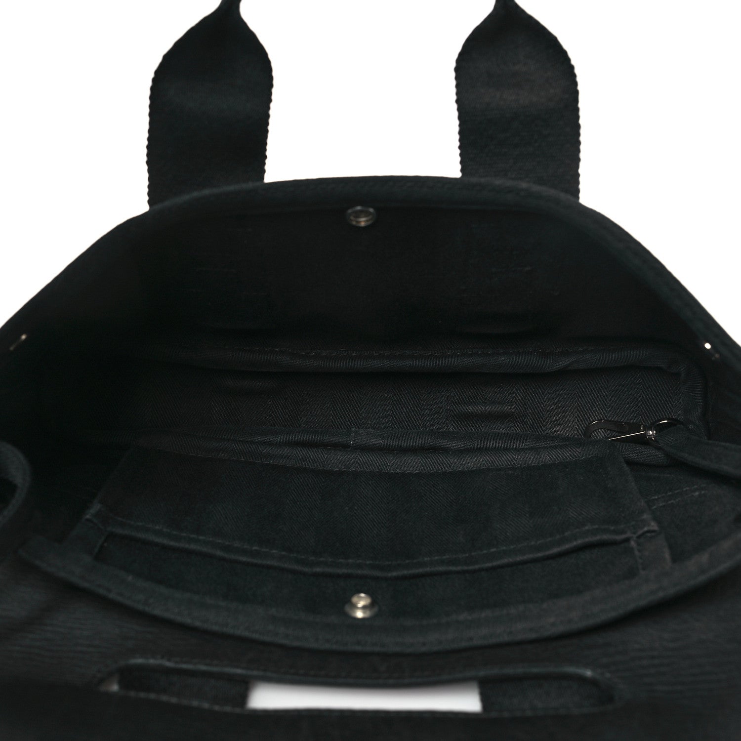 Hermes Chevron Herringbone Swift Long Valparaiso PM Black 6 of 10