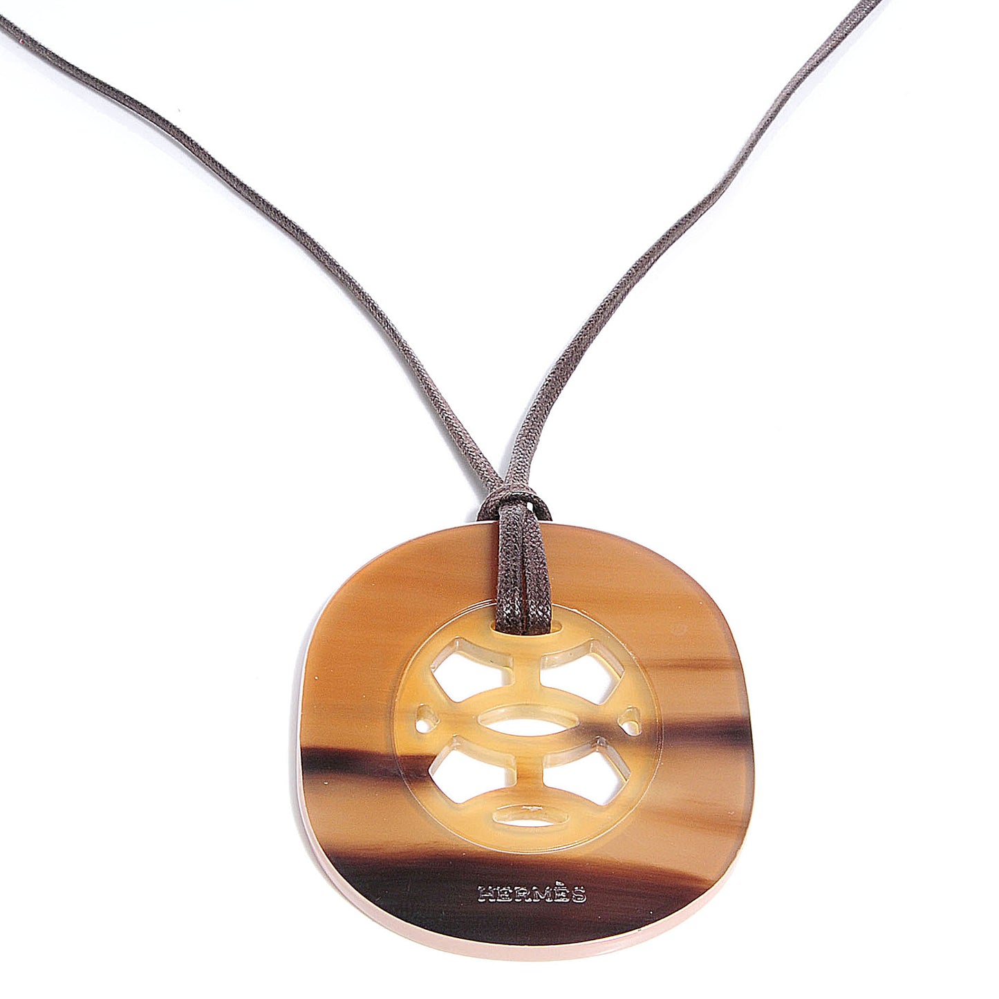 Buffalo Horn and Lacquer Lift Necklace GM