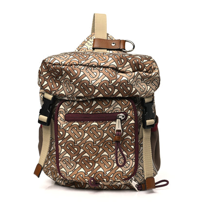Burberry Nylon Monogram TB Leo Belt Backpack Brown 1 of 10