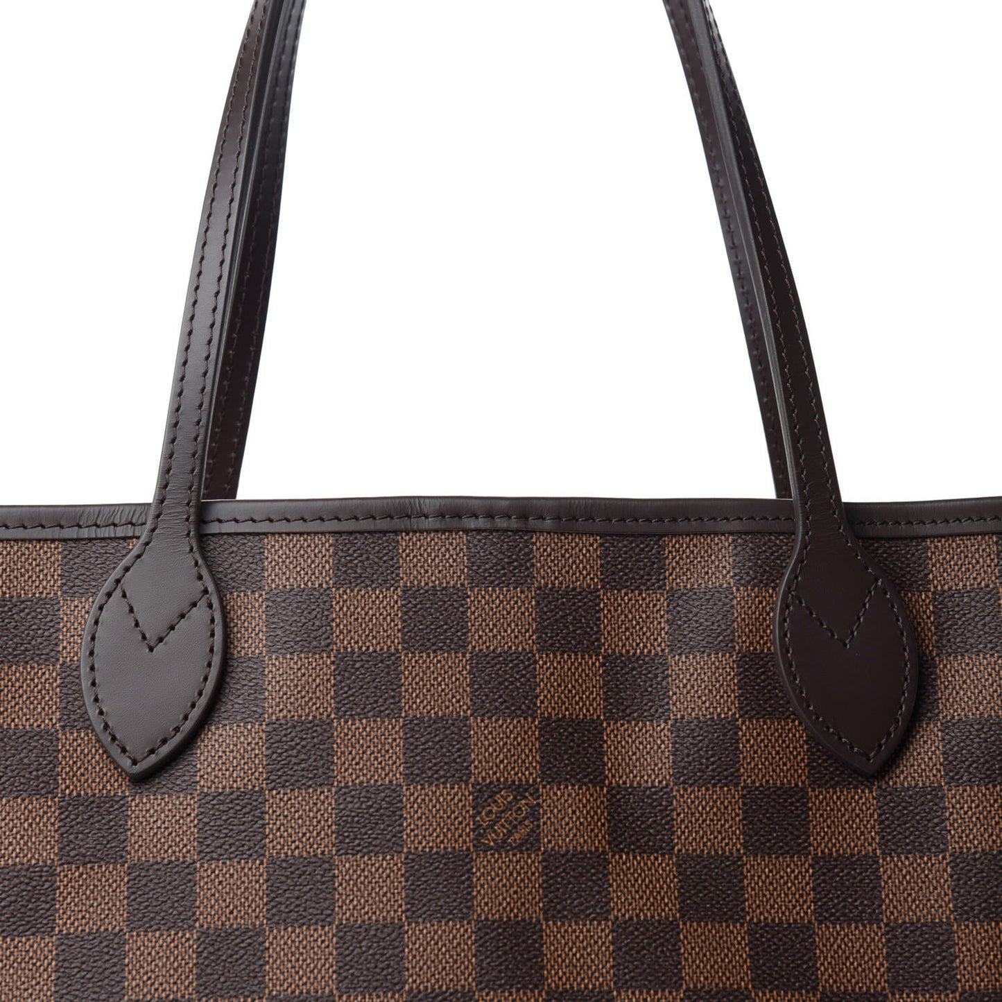 Damier Ebene Neo Neverfull MM Rose Ballerine