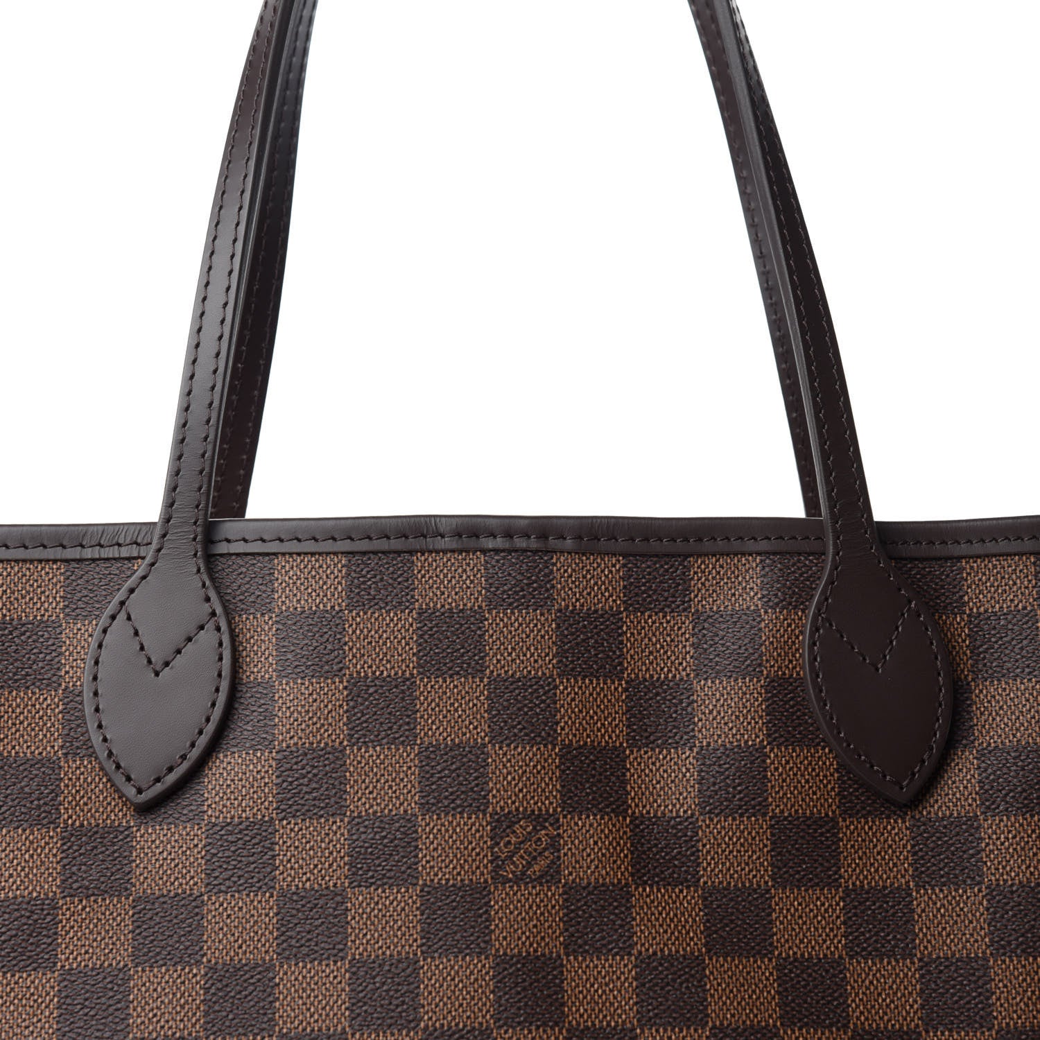 Louis Vuitton Damier Ebene Neo Neverfull MM Rose Ballerine 11 of 12
