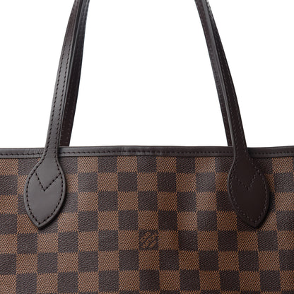 Louis Vuitton Damier Ebene Neo Neverfull MM Rose Ballerine 11 of 12