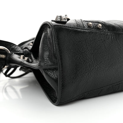 Balenciaga Agneau Arena Neo Cagole Handbag XS Black 9 of 10