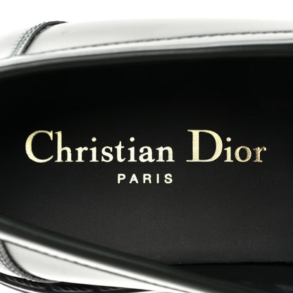 Christian Dior Brushed Calfskin Dior Code Lug Sole 15mm Loafers 38 Green 8 of 13
