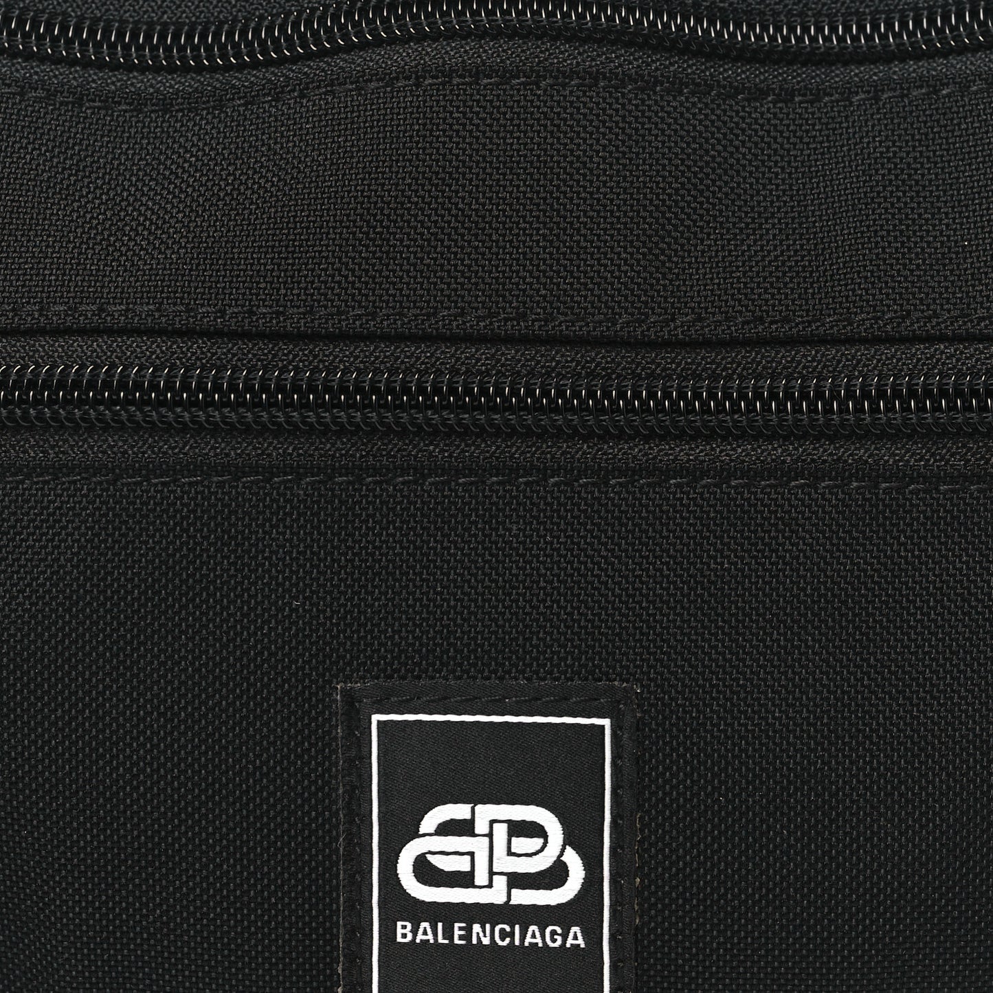 Sustainable Casual Nylon Weekend Belt Wallet Black
