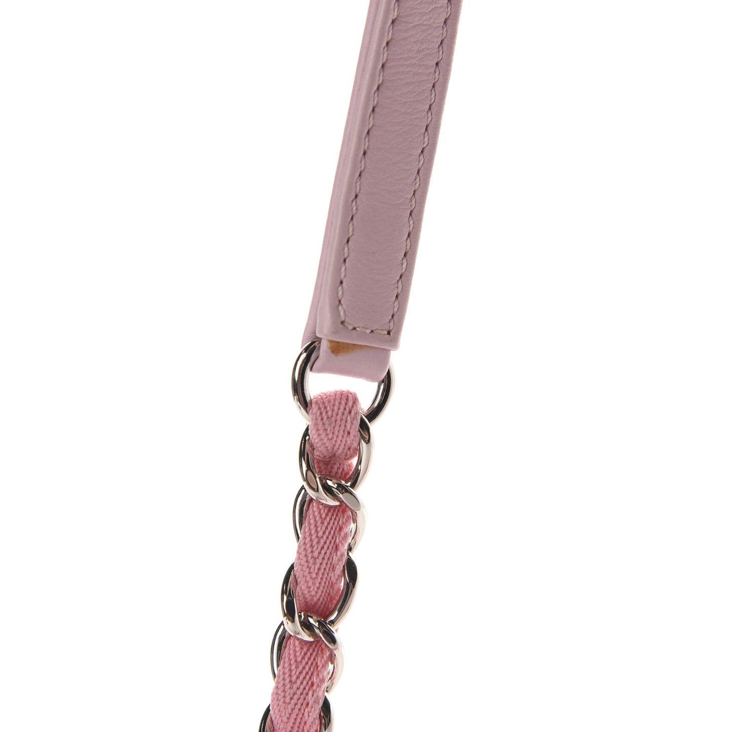 Woven Straw Raffia Mini Deauville Tote Pink