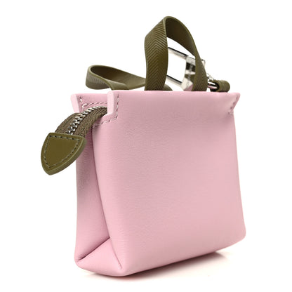 Louis Vuitton Calfskin Mini Shopper Bag Charm Pink 3 of 8