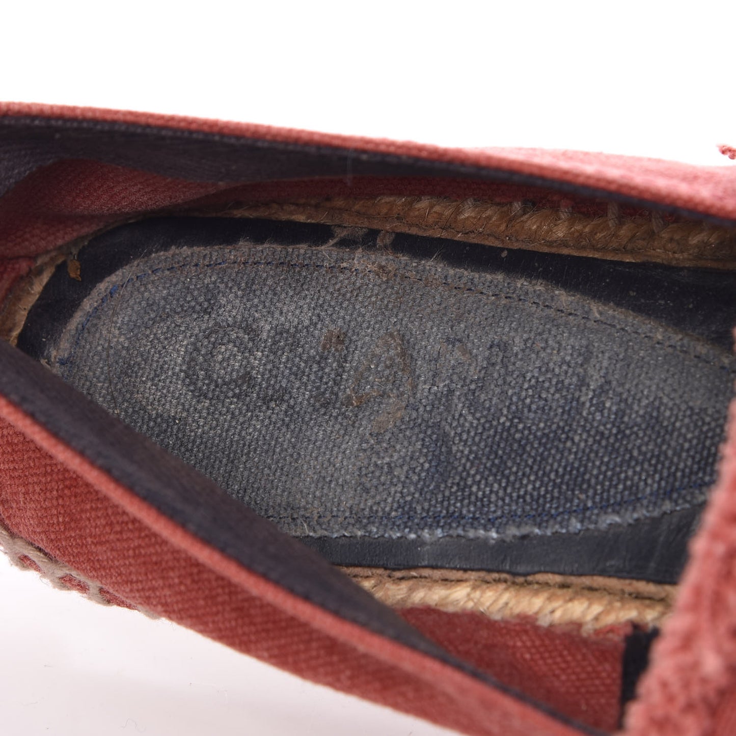 Toile CC Espadrilles 39 Red Black