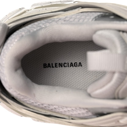 Balenciaga Rubber Mesh Fabric Monocolor Recycled Sole Womens Track Sneakers 40 White 7 of 8