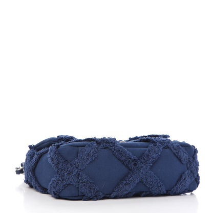 Chanel Canvas Quilted Medium Chanel 19 Flap Blue 4 of 11