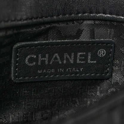 Chanel Satin Square Quilted Lipstick Charm Mini Flap Black 5 of 10