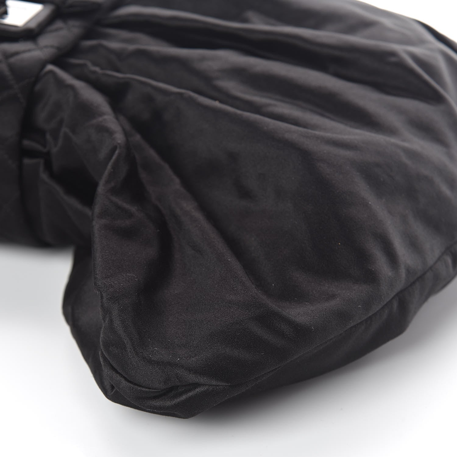 Chanel Satin Large Bow Bag Black 11 of 11