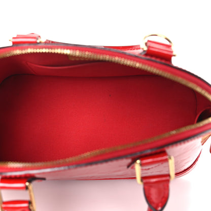 Louis Vuitton Vernis Alma BB Cherry 5 of 8
