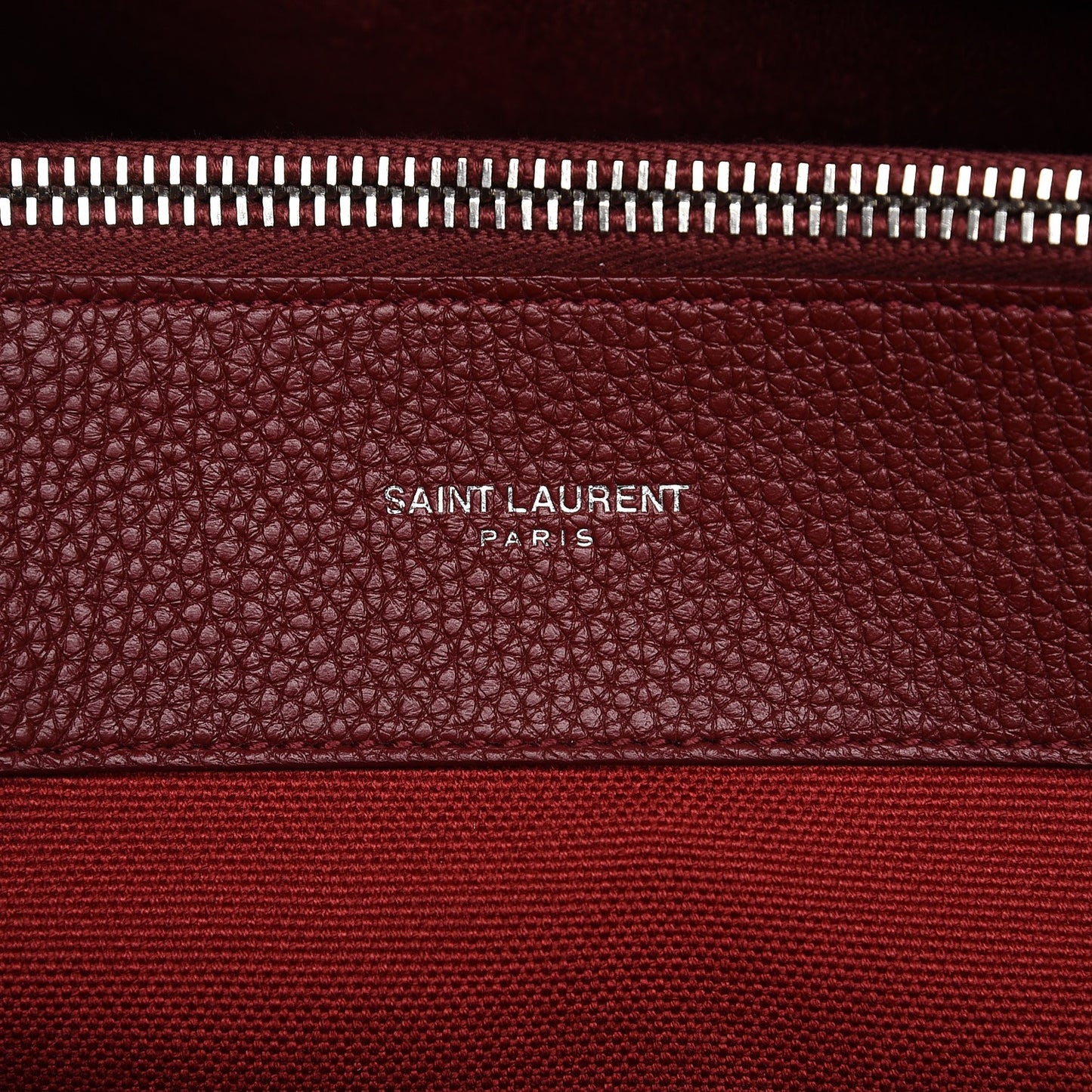 Grained Calfskin Small Supple Sac De Jour Dark Pallisandre