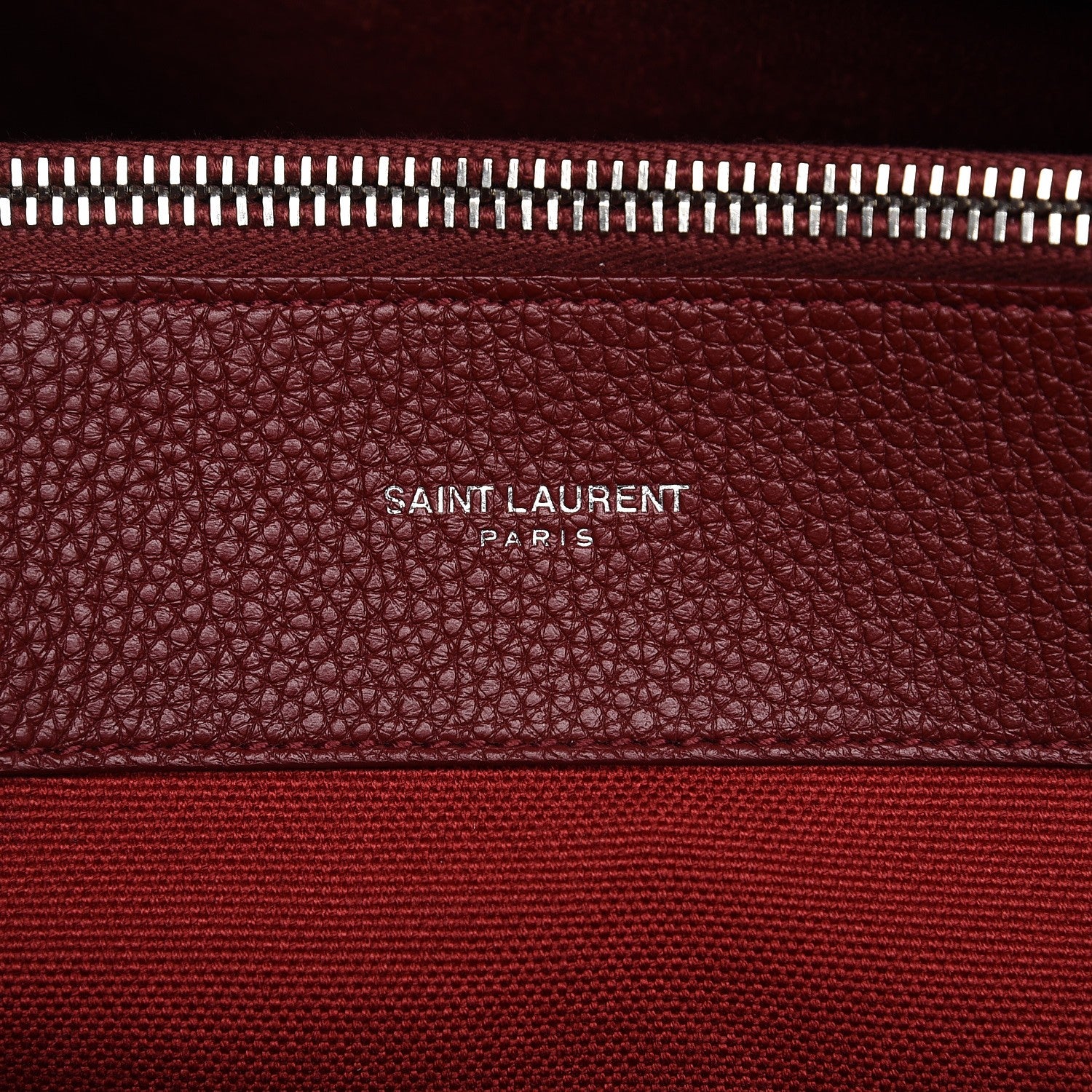 Saint Laurent Grained Calfskin Small Supple Sac De Jour Dark Pallisandre 8 of 13