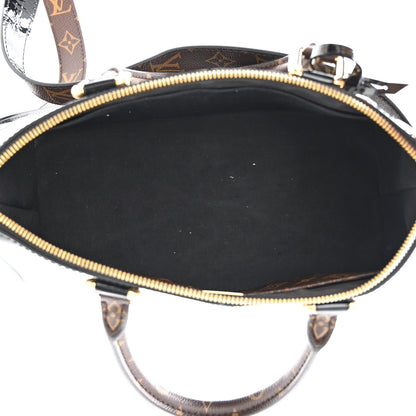 Louis Vuitton Patent Calfskin Miroir Tote Black 5 of 10