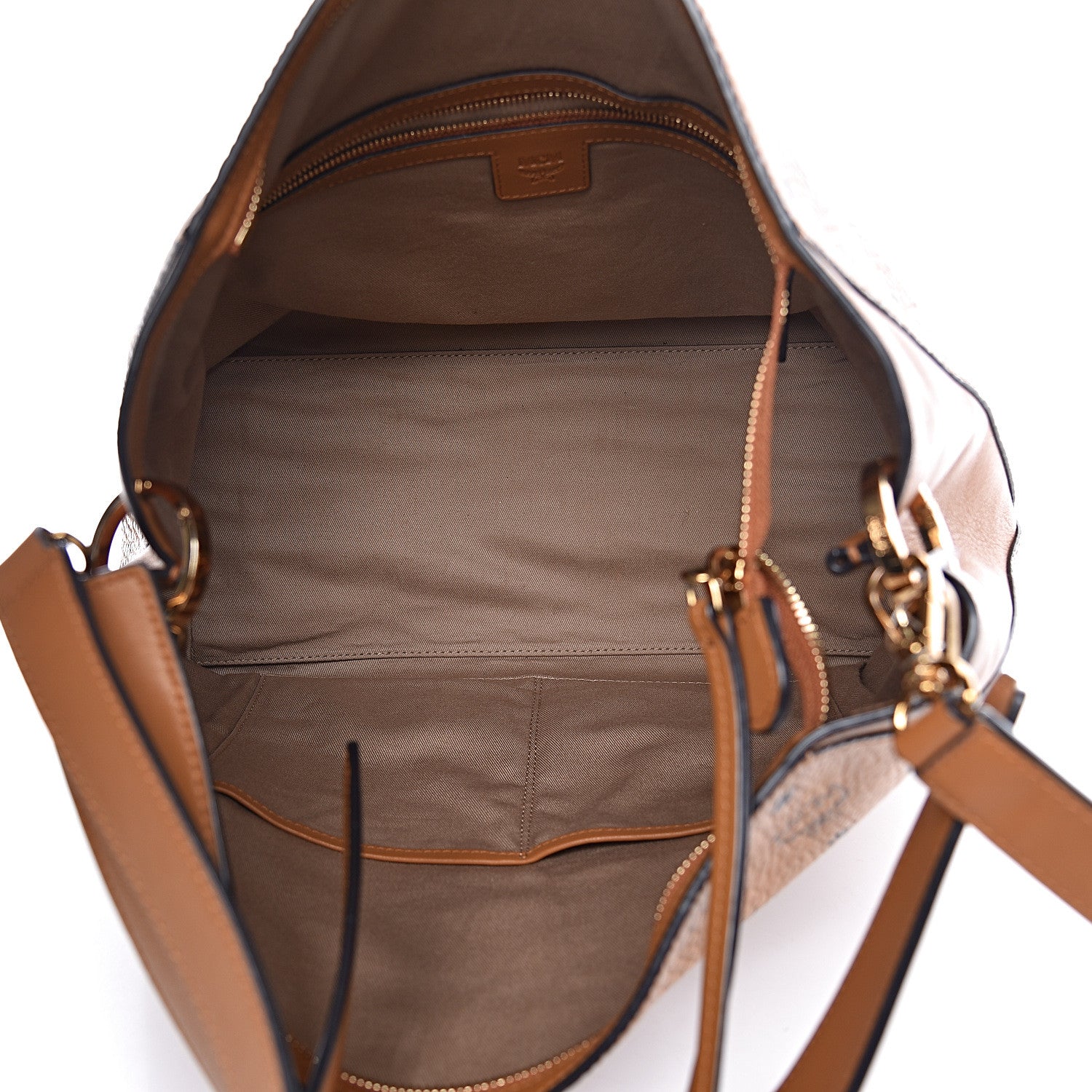MCM Visetos Large Klara Hobo Cognac 6 of 16