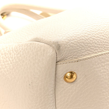 Prada Vitello Daino Top Handle Tote Talco 8 of 11