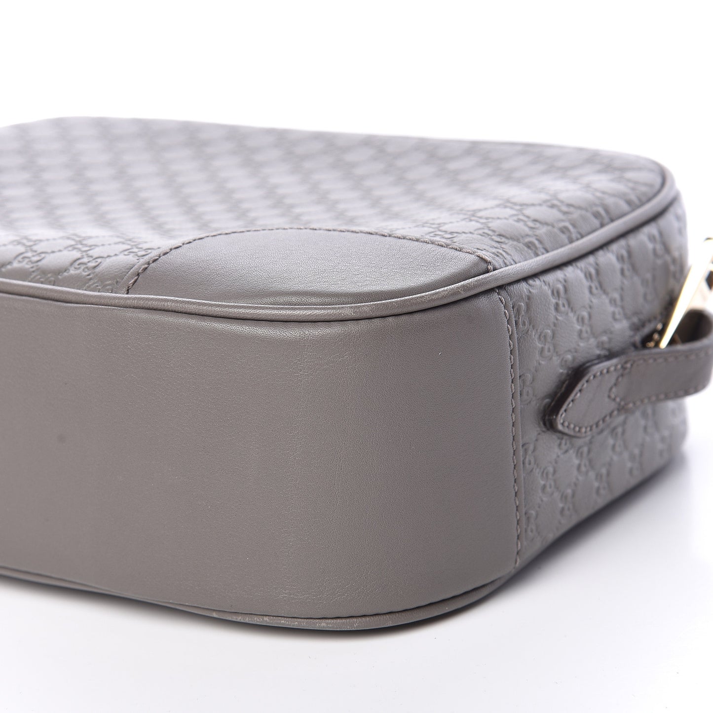 Microguccissima Mini Bree Messenger Bag Grey