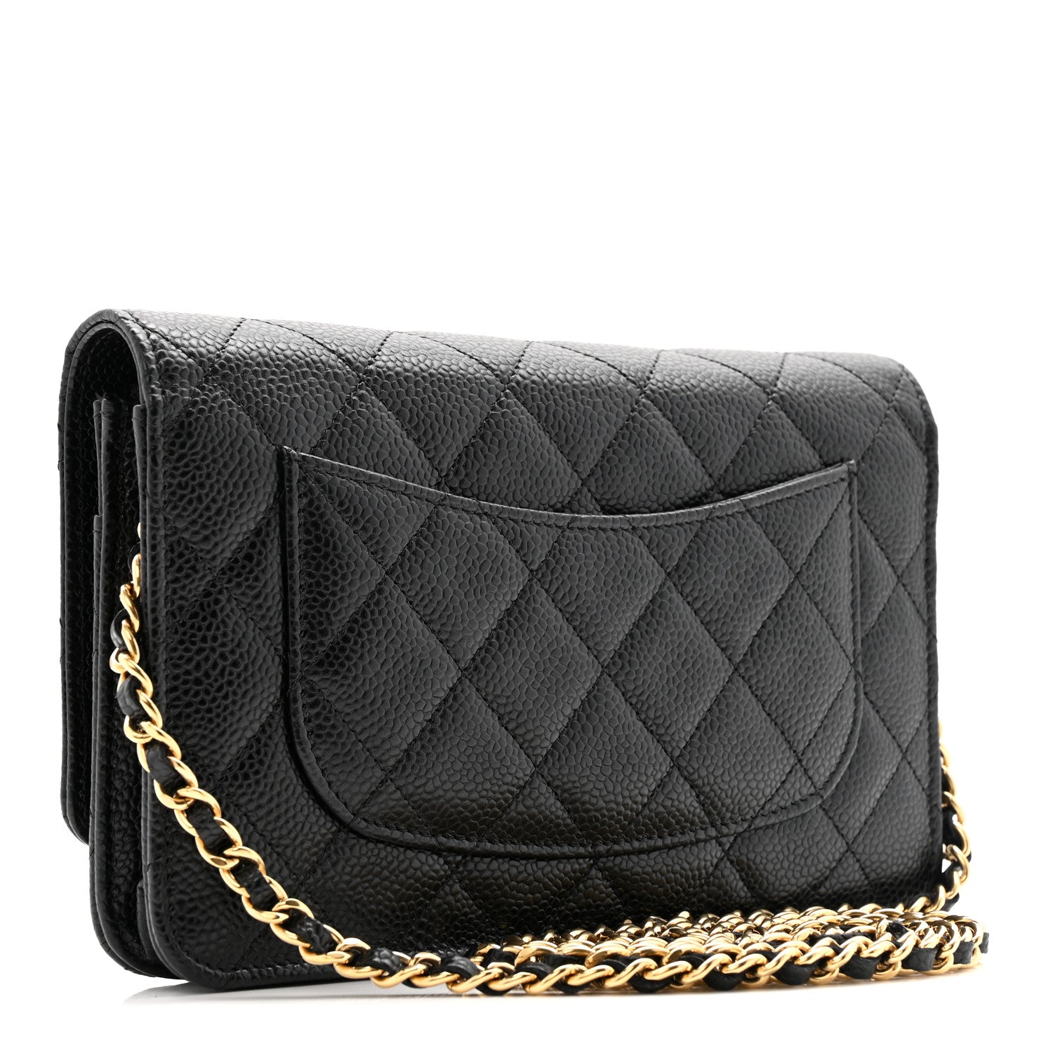Chanel Caviar Quilted Wallet On Chain WOC Black 3 of 14
