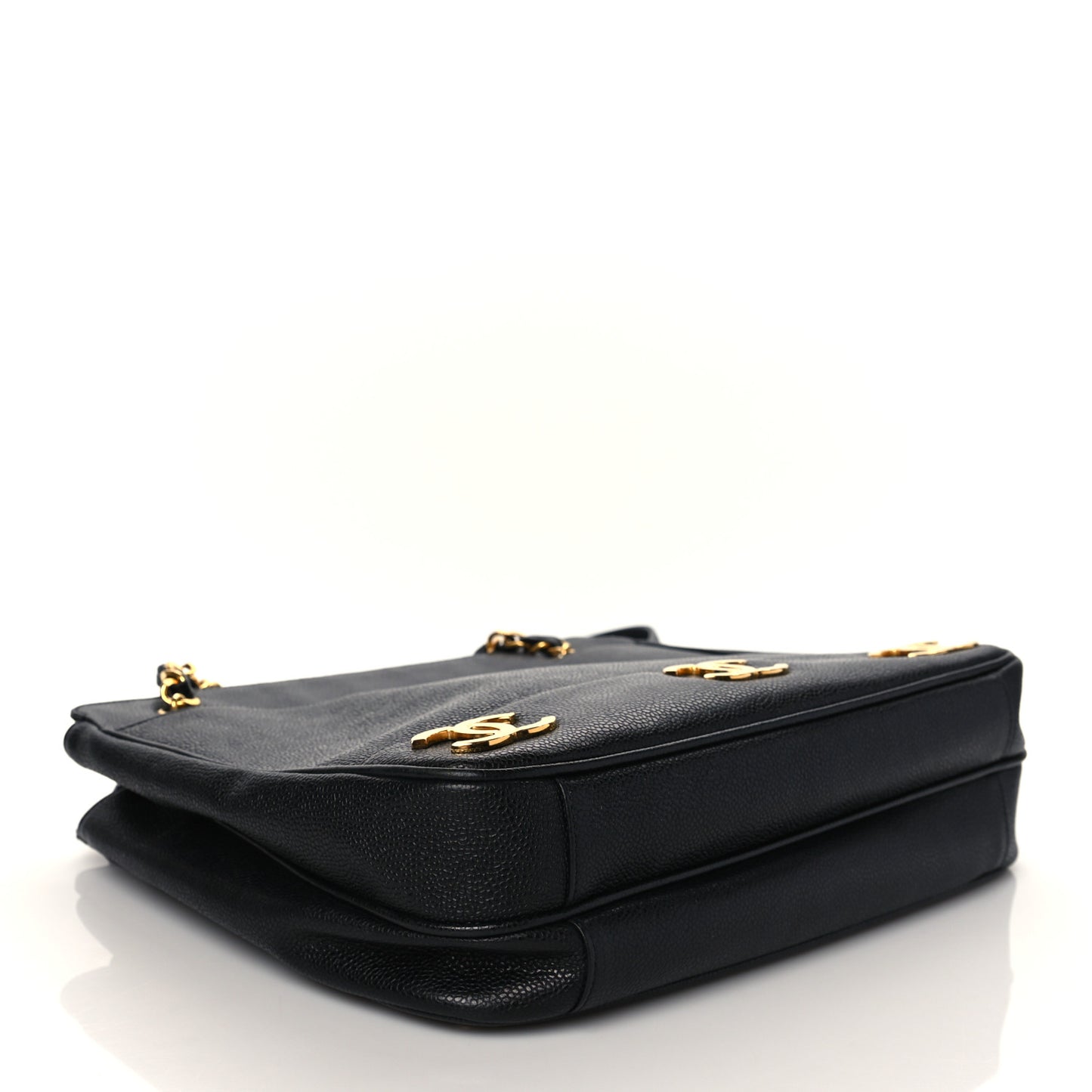 Caviar CC Shoulder Bag Black