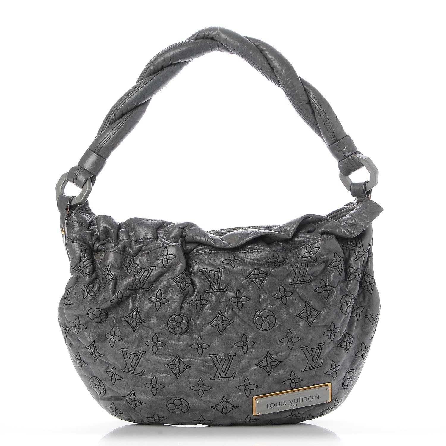 Louis Vuitton Lambskin Olympe Nimbus PM Anthracite 1 of 7