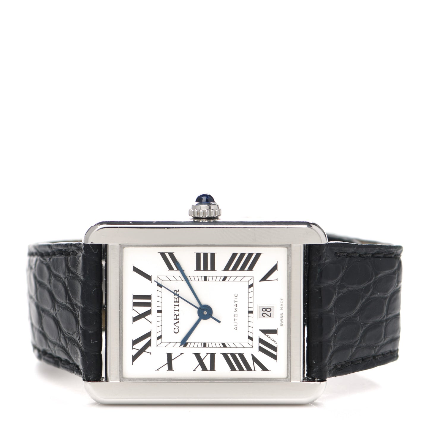Stainless Steel Alligator 31mm Tank Solo Automatic Watch