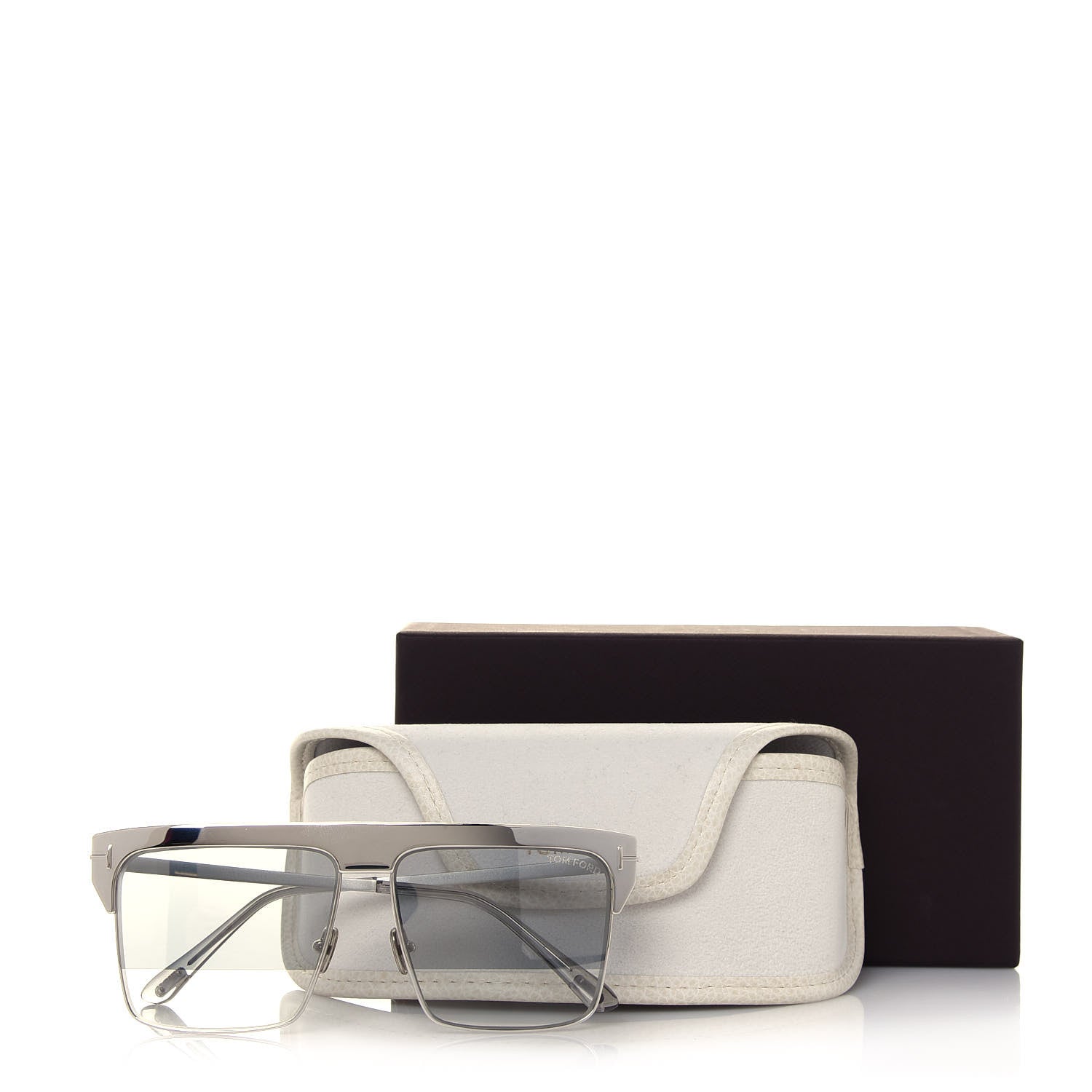 Tom Ford Gold Plated West Sunglasses TF706 Silver 8 of 8