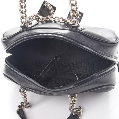 Christian Dior Calfskin Gambler Dice Bowler Black 5 of 12