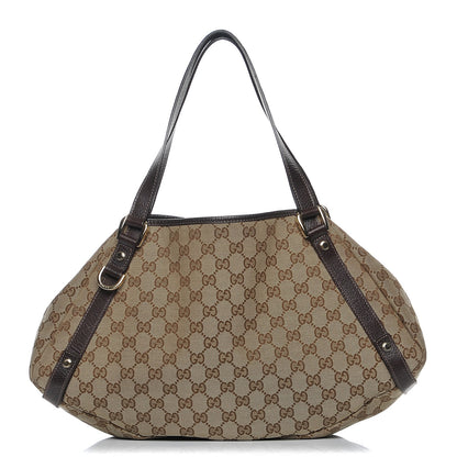 Gucci Monogram Medium Abbey Shoulder Bag Dark Brown 1 of 9