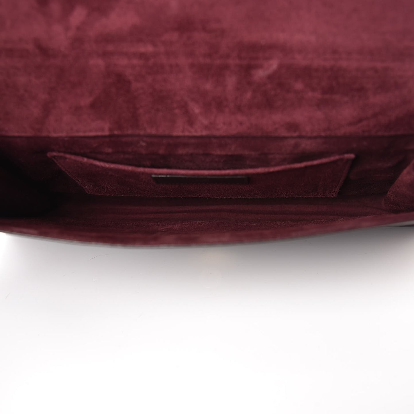 Calfskin Classic Y Ligne Clutch Bordeaux