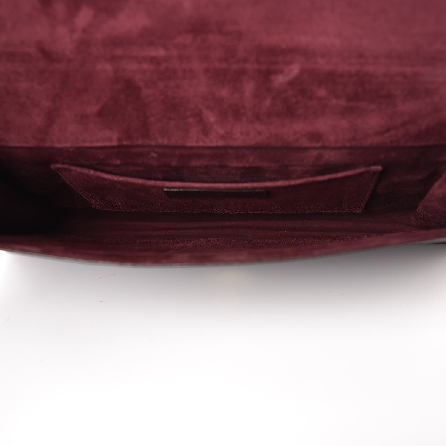 Saint Laurent Calfskin Classic Y Ligne Clutch Bordeaux 5 of 11