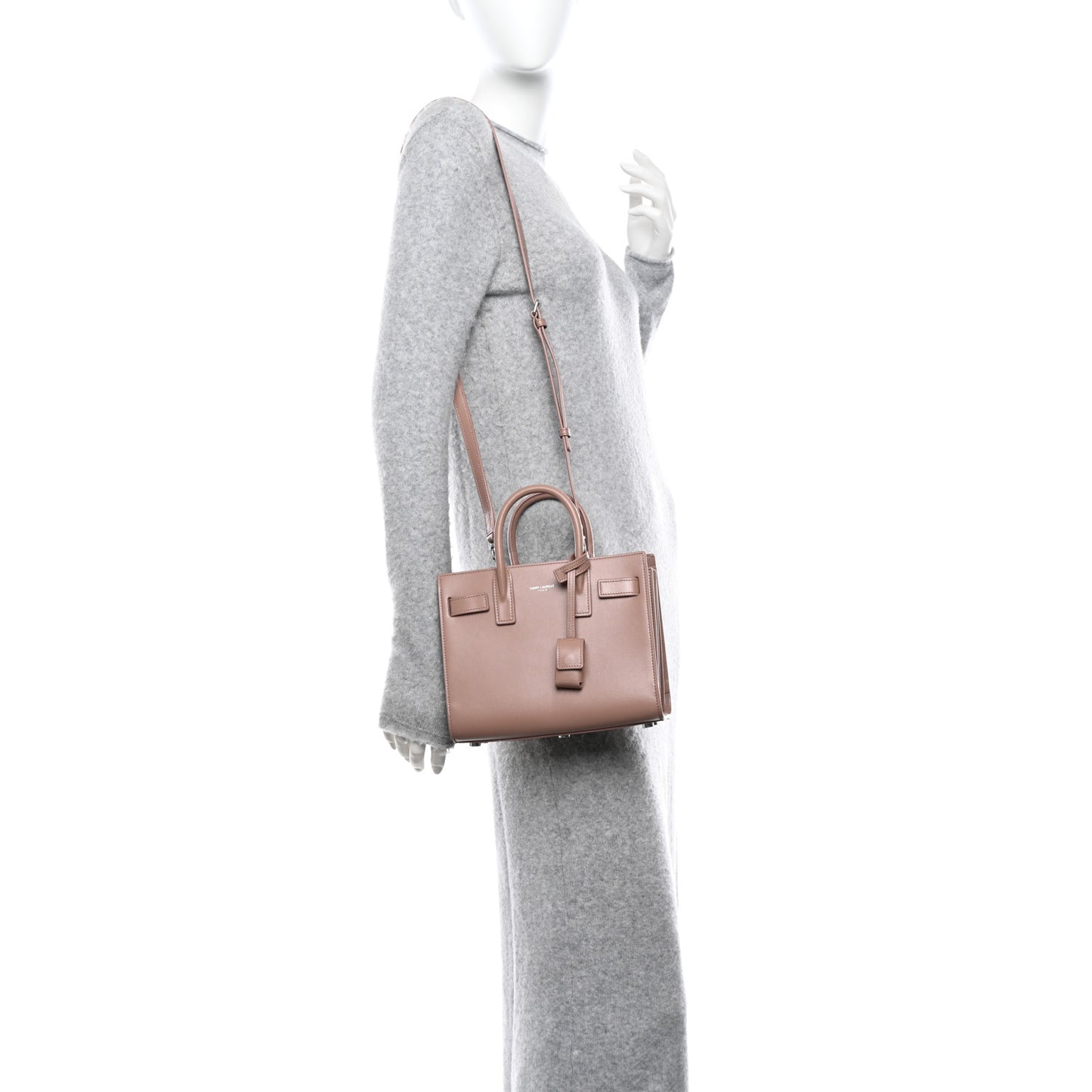 Calfskin Nano Sac De Jour Pale Pink