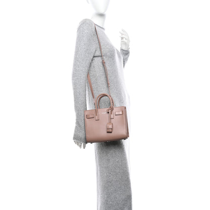 Saint Laurent Calfskin Nano Sac De Jour Pale Pink 2 of 10