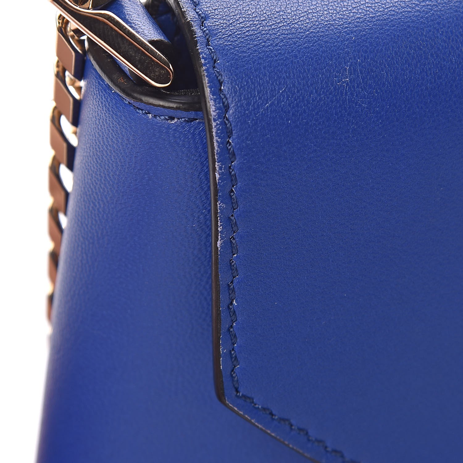 Givenchy Lambskin Medium Shark Lock Envelope Shoulder Bag Blue 14 of 15
