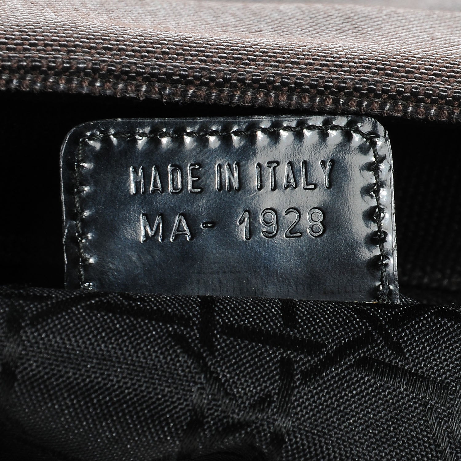 Christian Dior Canvas Large Lady Dior Dark Brown 6 of 9