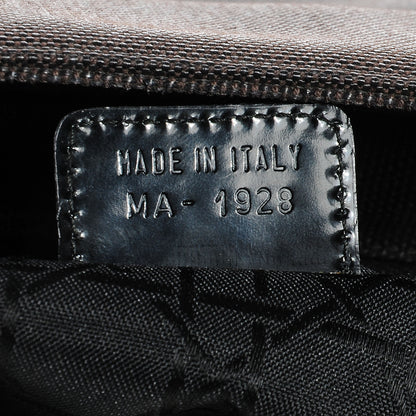 Christian Dior Canvas Large Lady Dior Dark Brown 6 of 9