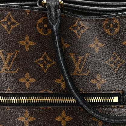 Louis Vuitton Monogram Popincourt MM Black 36 of 43