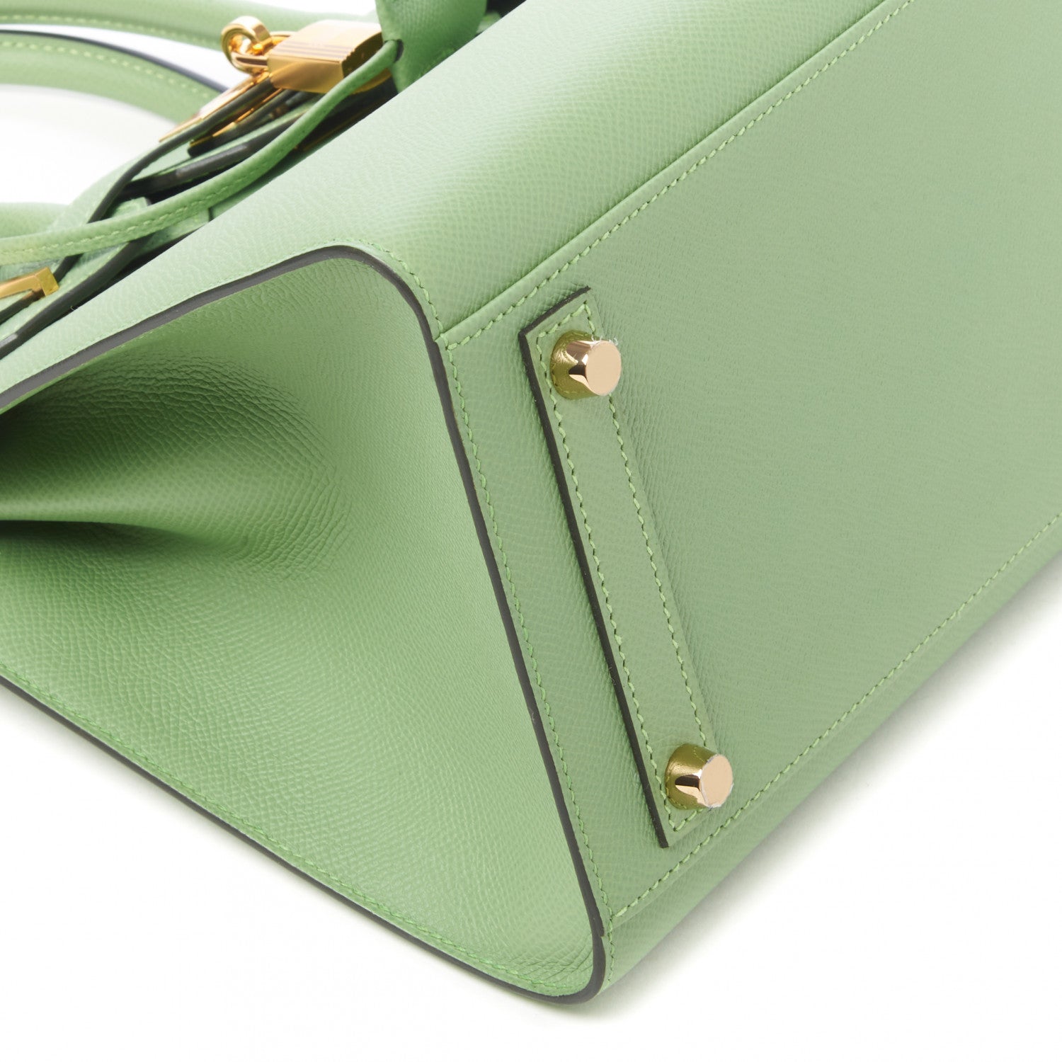 Hermes Epsom Sellier Birkin 30 Vert Criquet 6 of 32