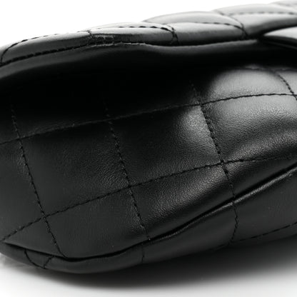 Chanel Calfskin Quilted CC Uniform Flap Belt Bag Black 8 of 8