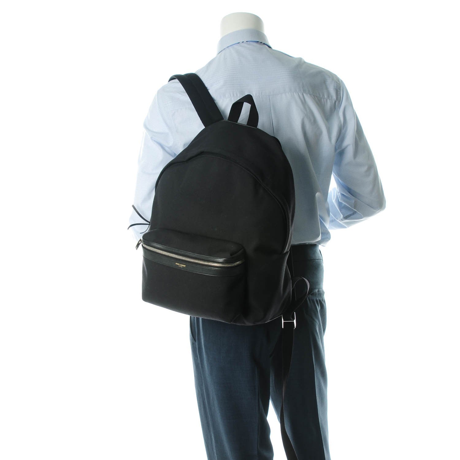 Saint Laurent Nylon Classic Hunting Backpack Black 2 of 7