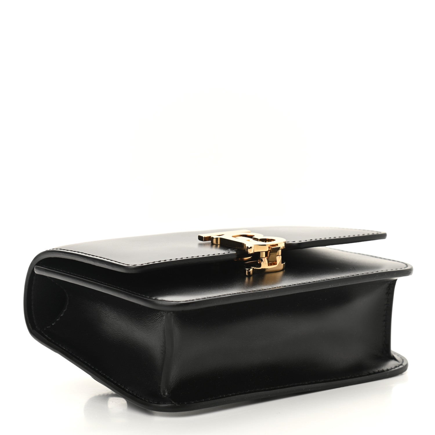 Burberry Calfskin TB Bum Bag Black 4 of 12