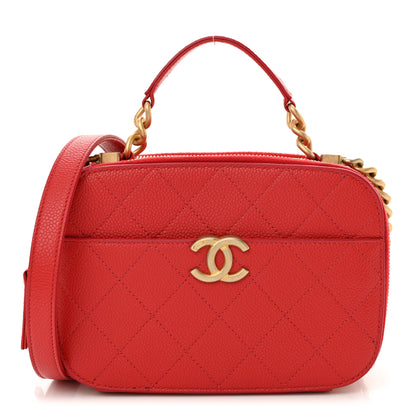 Chanel Caviar Quilted Small Camera Bag Red 1 of 13