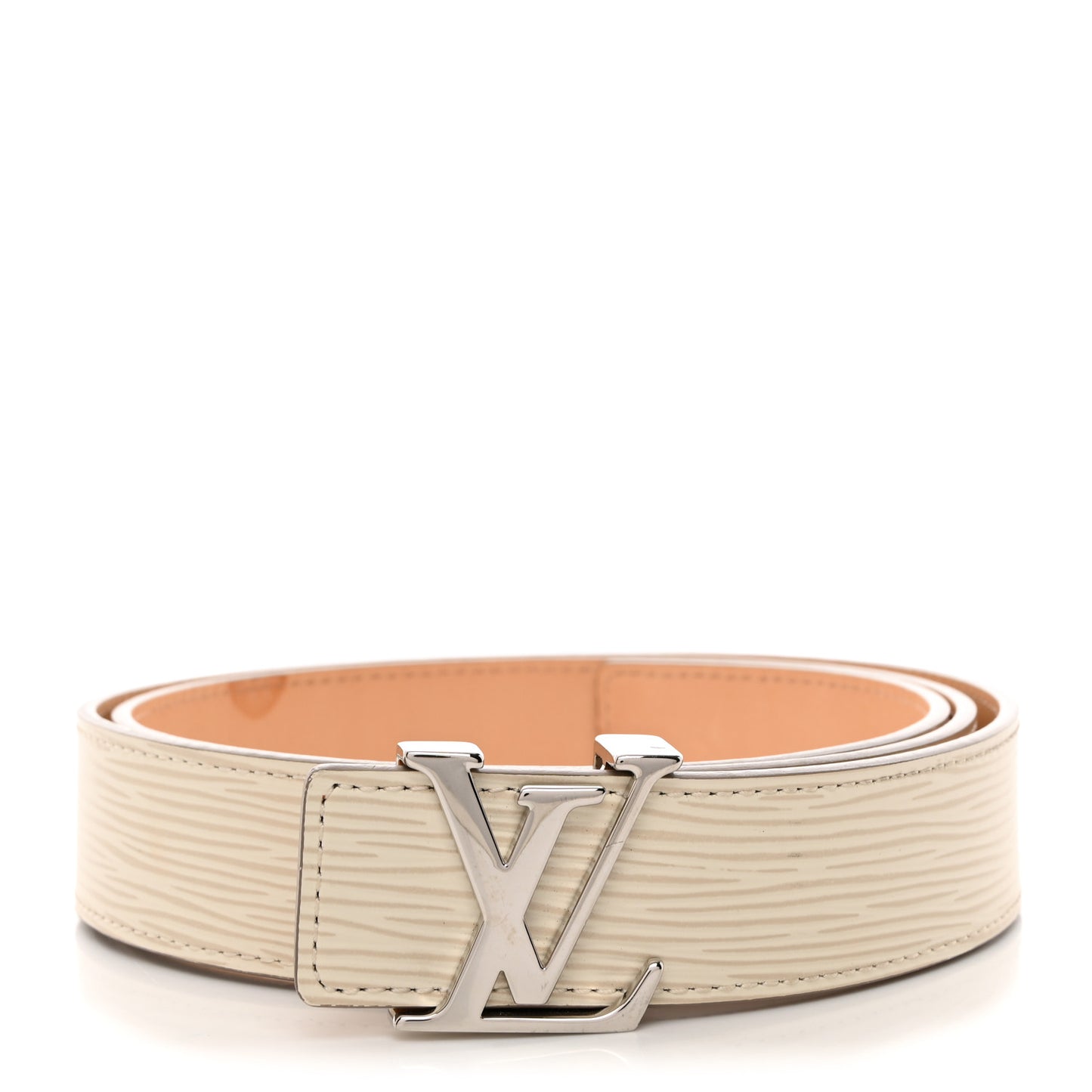 Epi 30mm LV Initiales Belt 90 36 Ivory