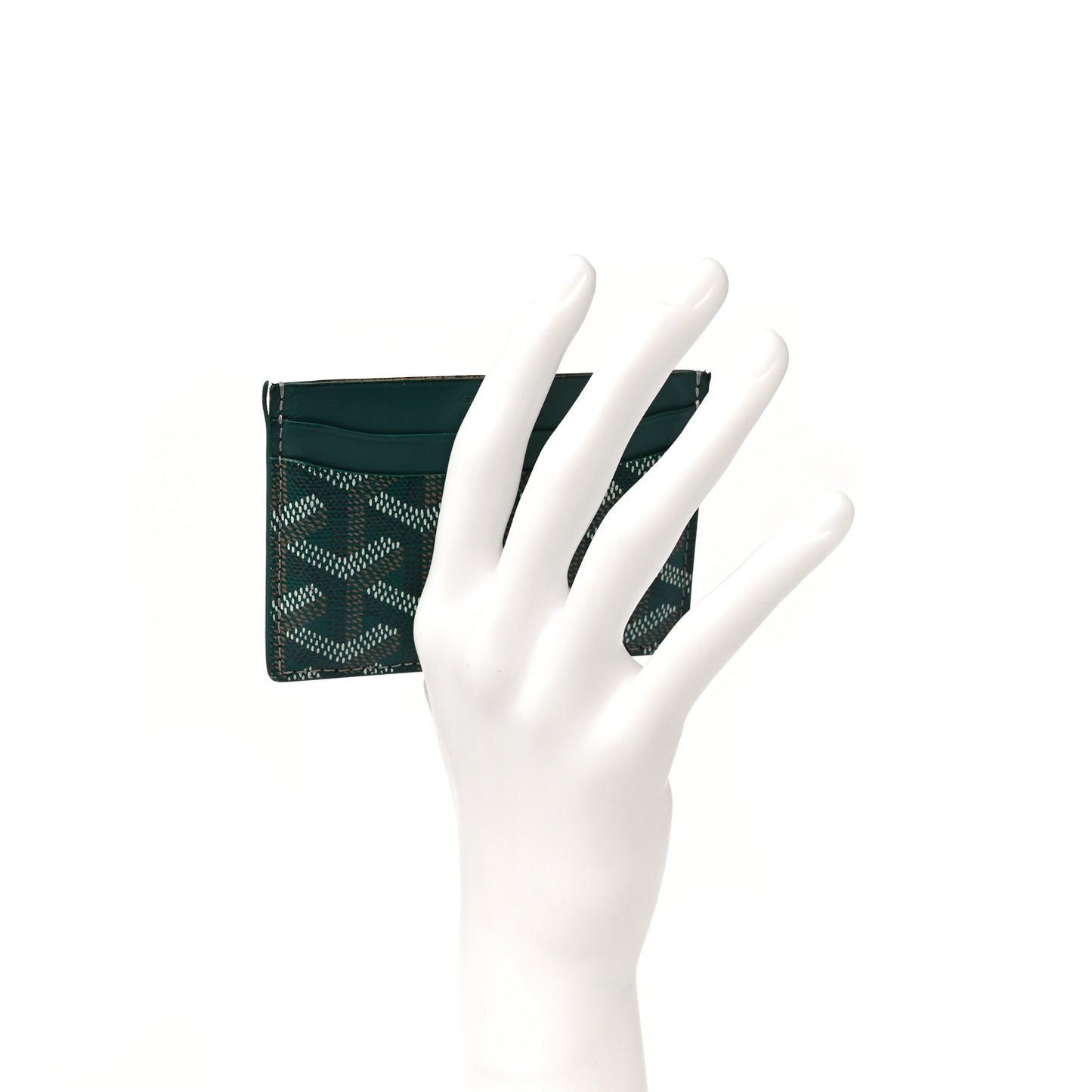 Goyardine Saint Sulpice Card Holder Green